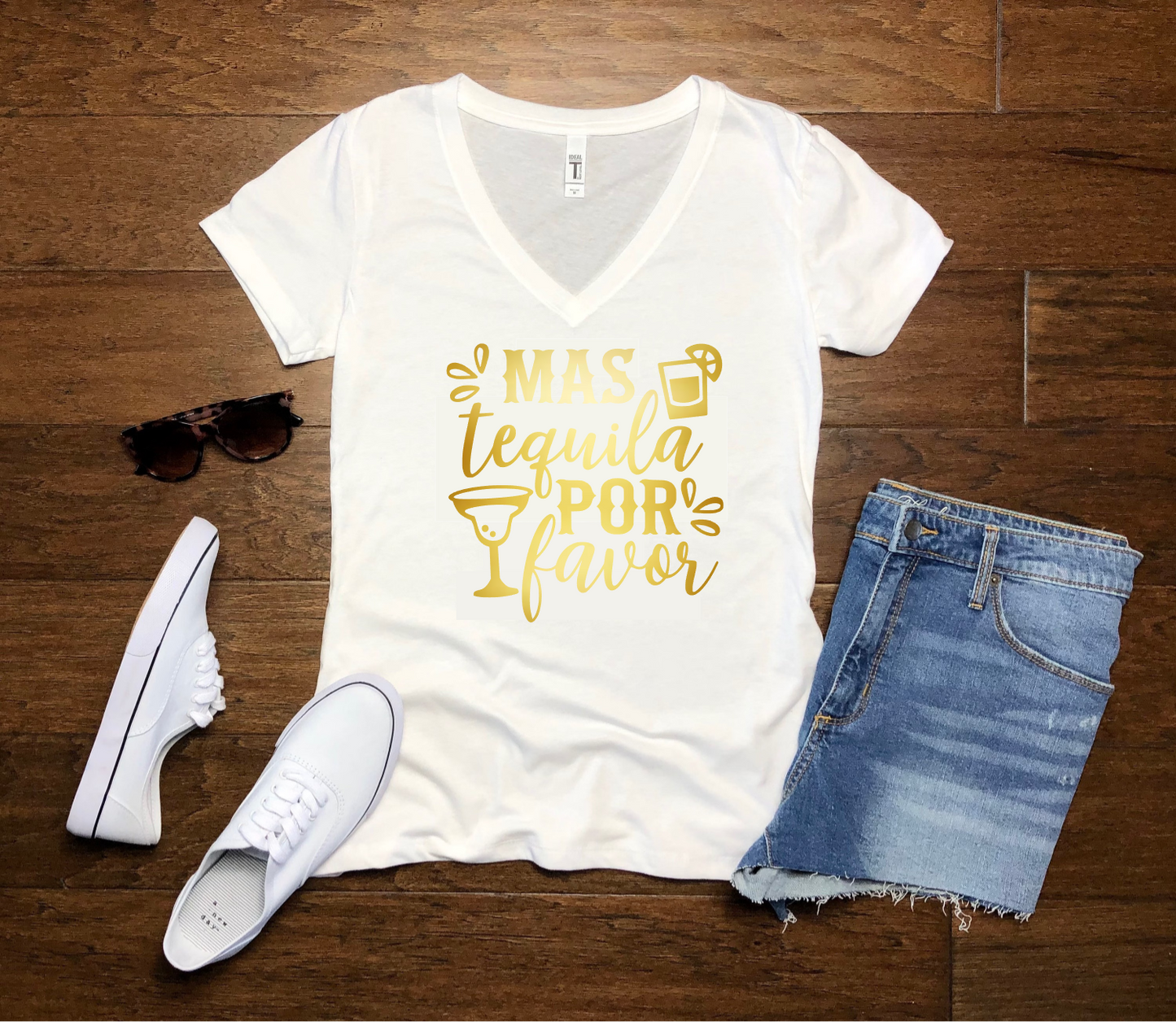 Mas Tequila - Ladies V-Neck