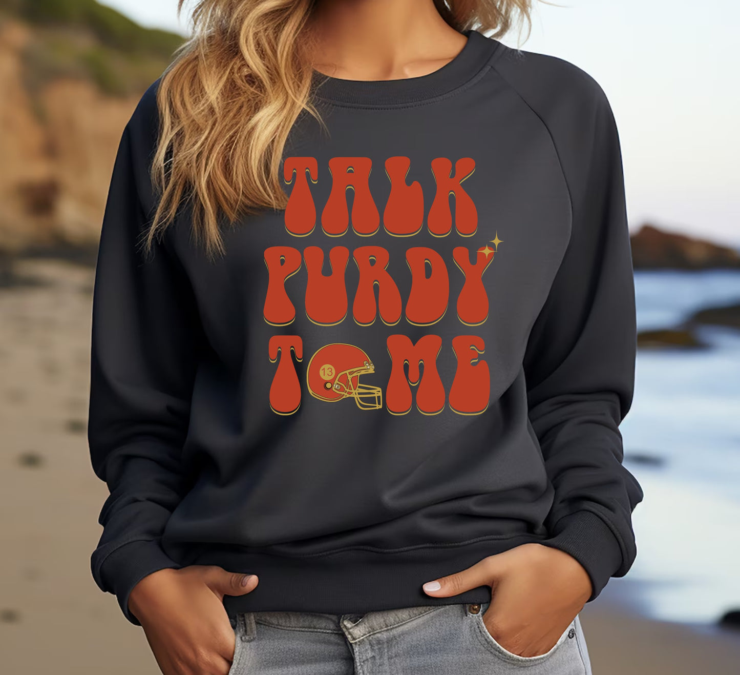 Purdy Football Sweatshirt