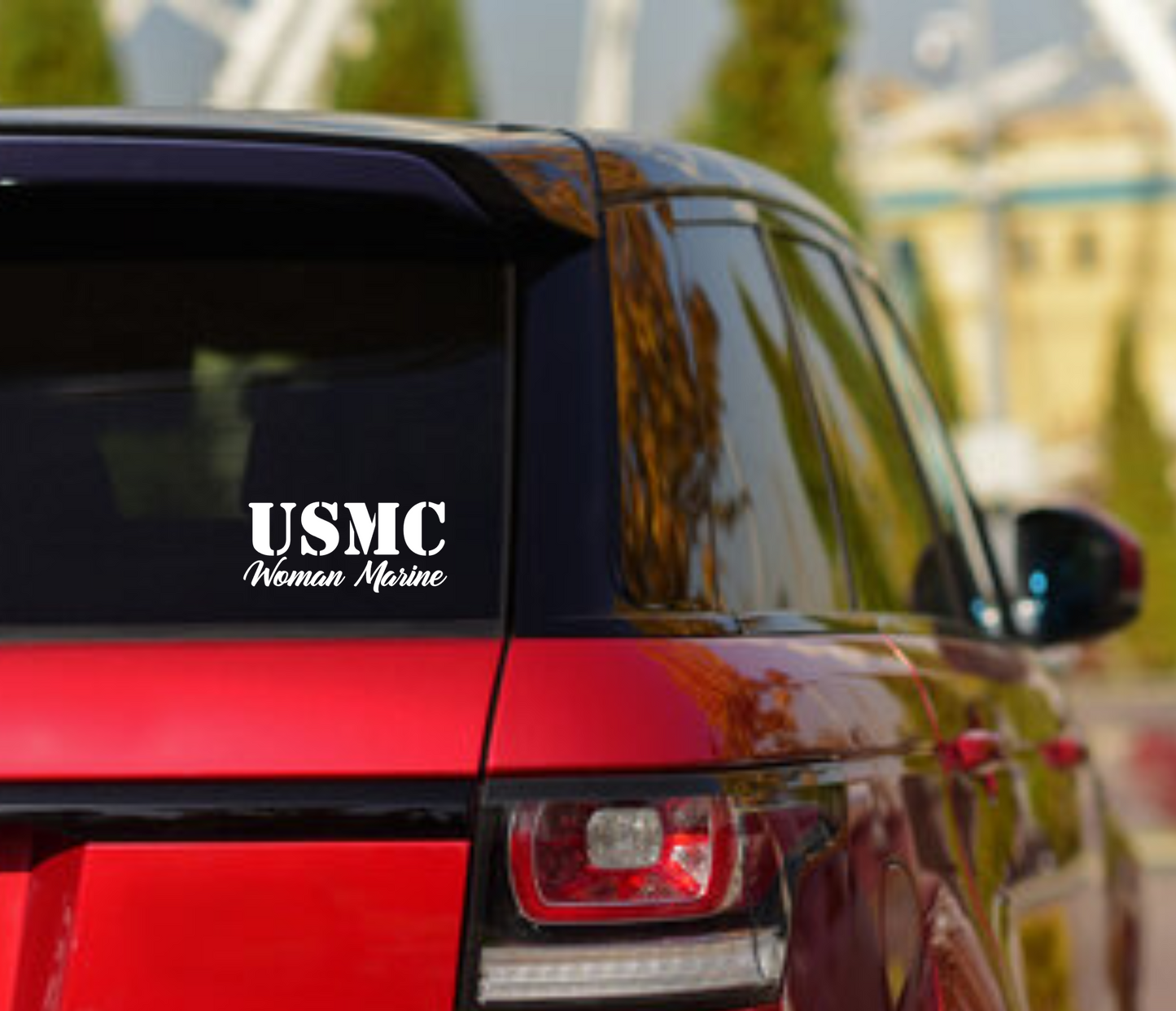 USMC Woman Marine Decal