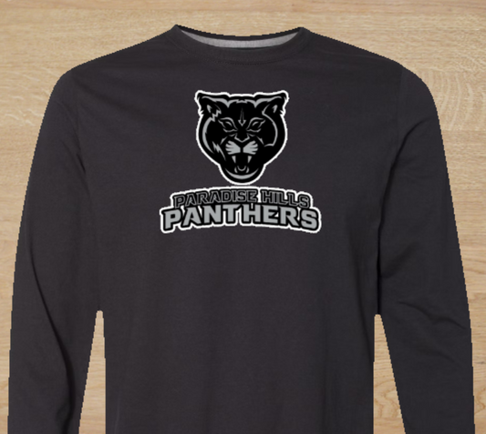PH Panther BW Logo Performance Long Sleeve