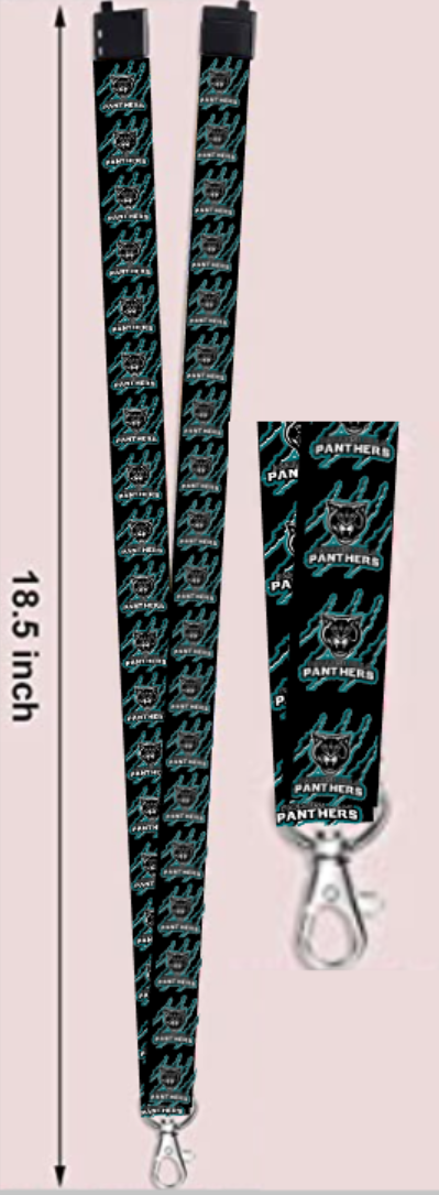 PH Panthers Scratch Lanyard
