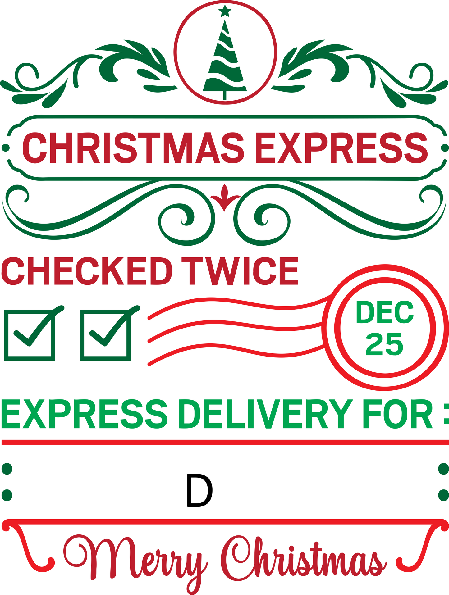 Santa Sack - Personalized