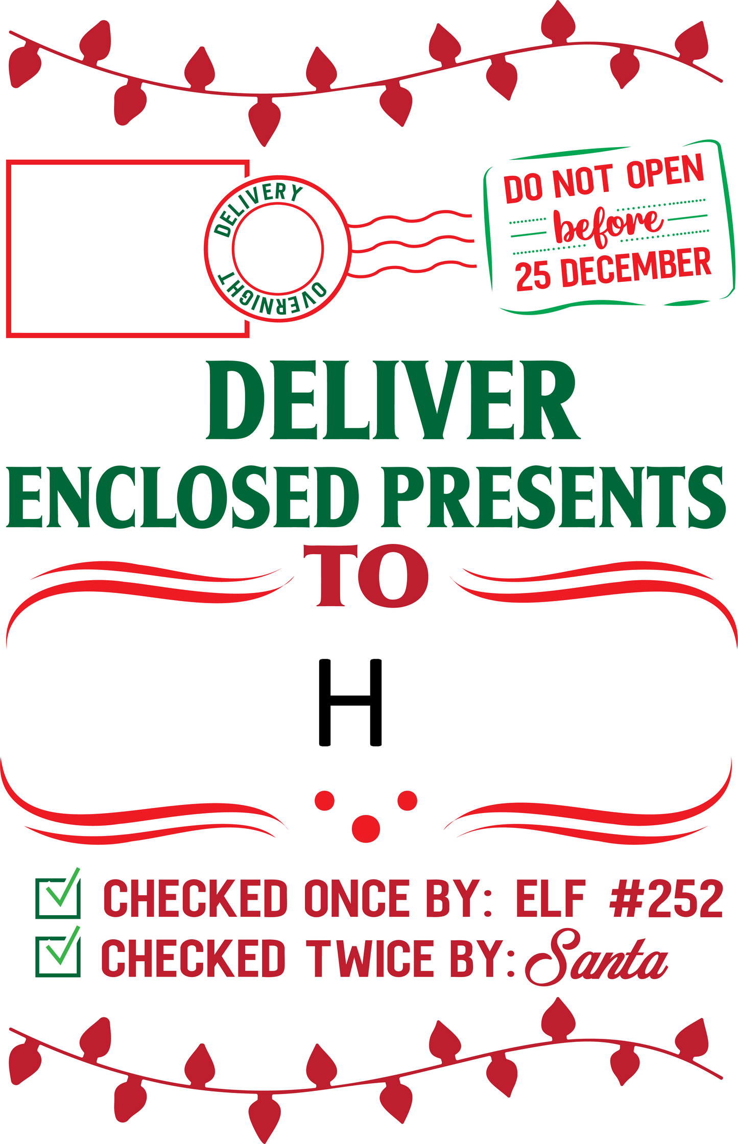 Santa Sack - Personalized