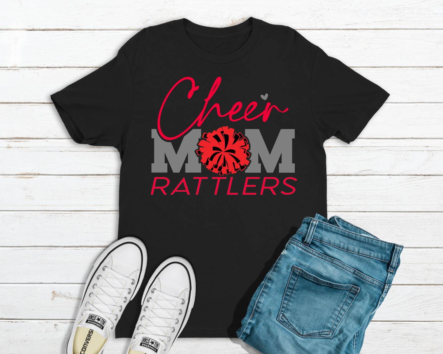 Cheer Mom Rattlers Tee