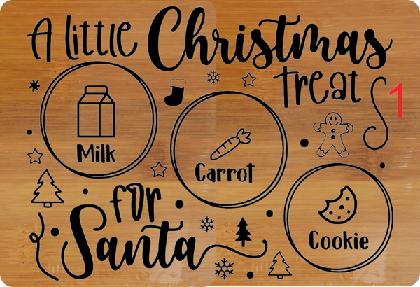 Santa Tray - Christmas Treat