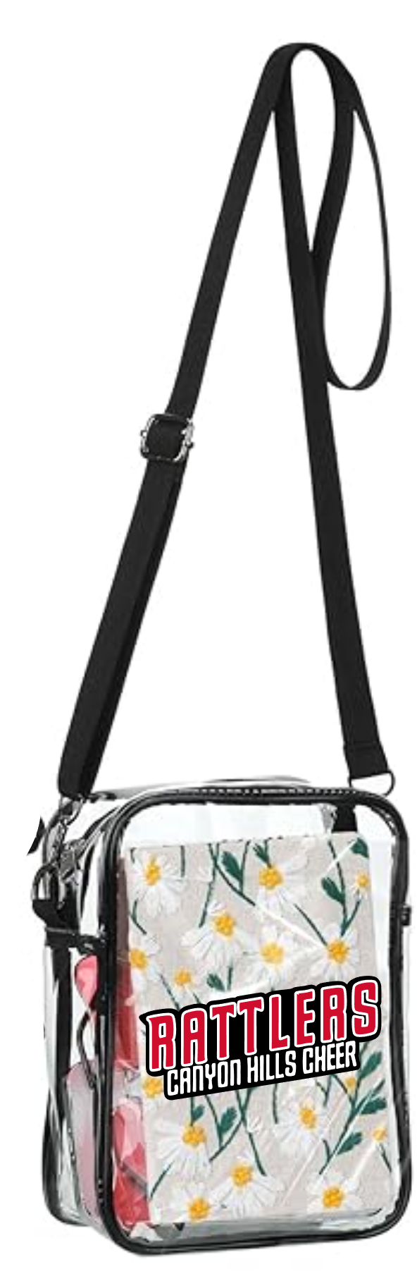 Rattlers Clear Crossbody Bag