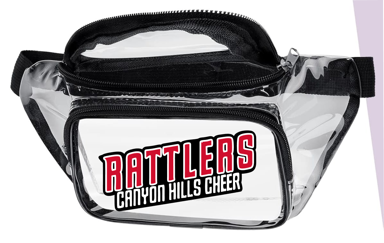 Rattlers Clear Fanny Pack