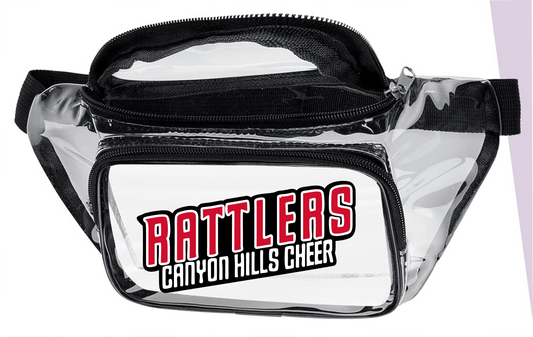 Rattlers Clear Fanny Pack