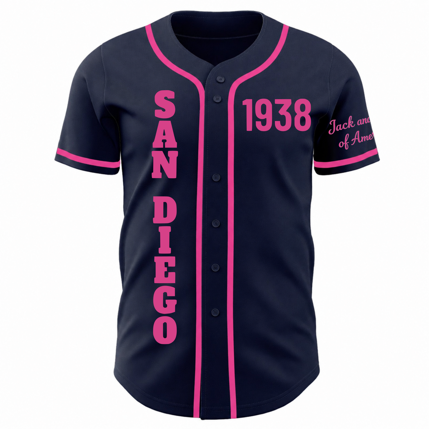 Jack & Jill San Diego Chapter Teen Group Baseball Jersey