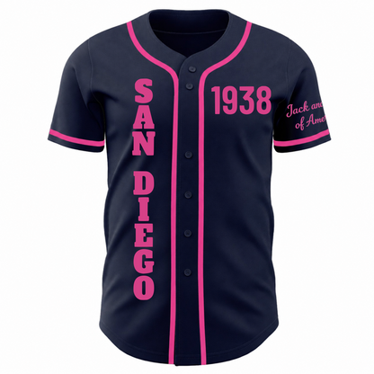 Jack & Jill San Diego Chapter Teen Group Baseball Jersey