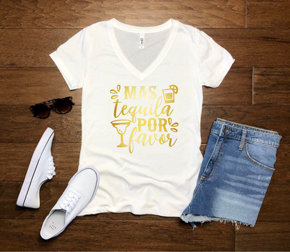 Mas Tequila - Ladies V-Neck