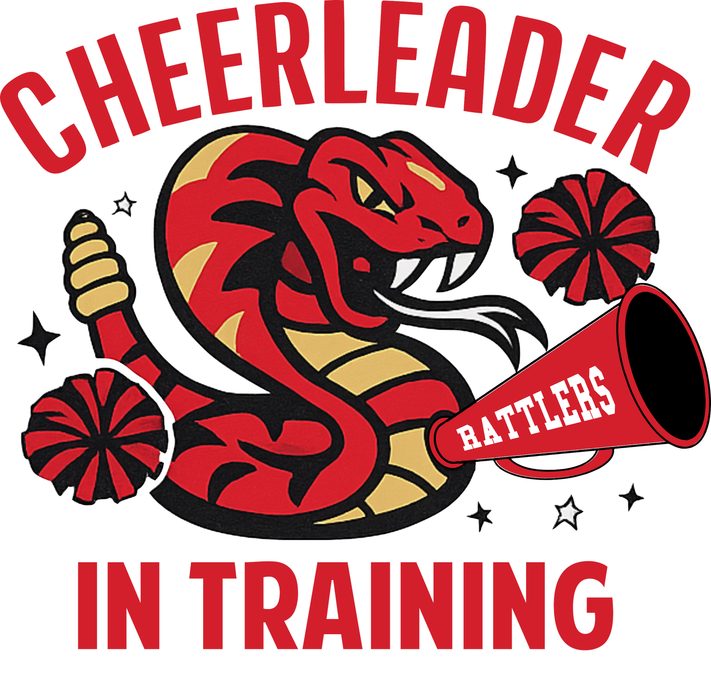 Cheerleader In Training Youth Tee