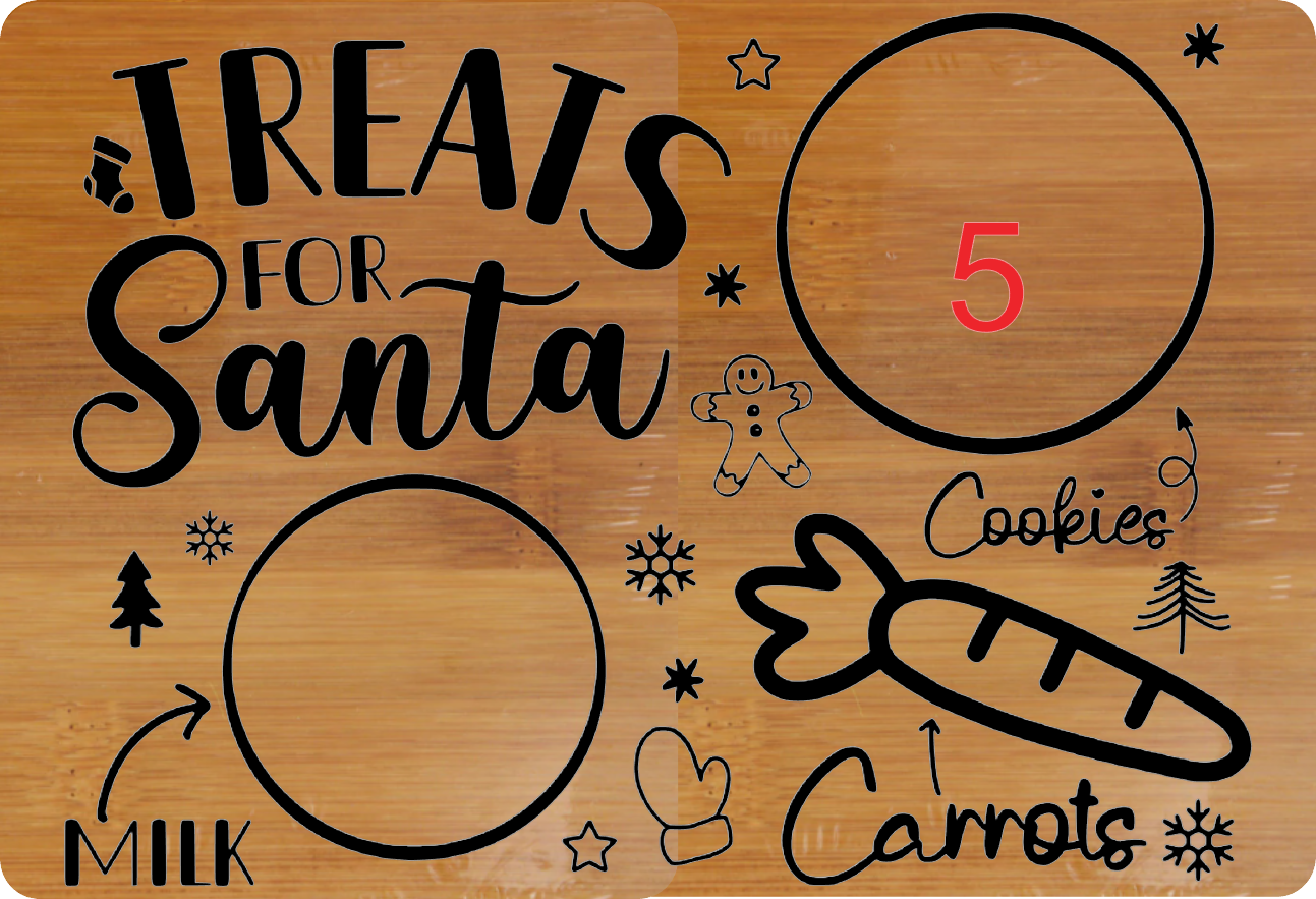 Santa Tray - Treats For Santa