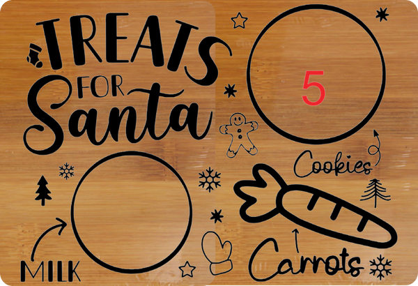 Santa Tray - Treats For Santa