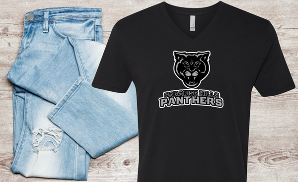 PH Panthers BW Logo Cotton V-neck