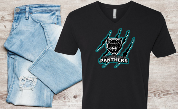 PH Panthers Scratch Cotton V-neck