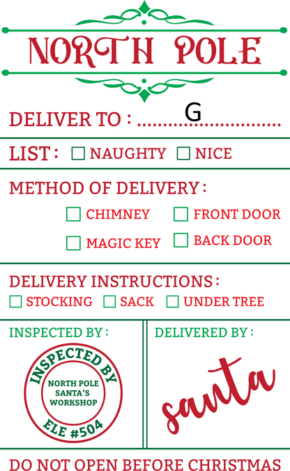 Santa Sack - Personalized