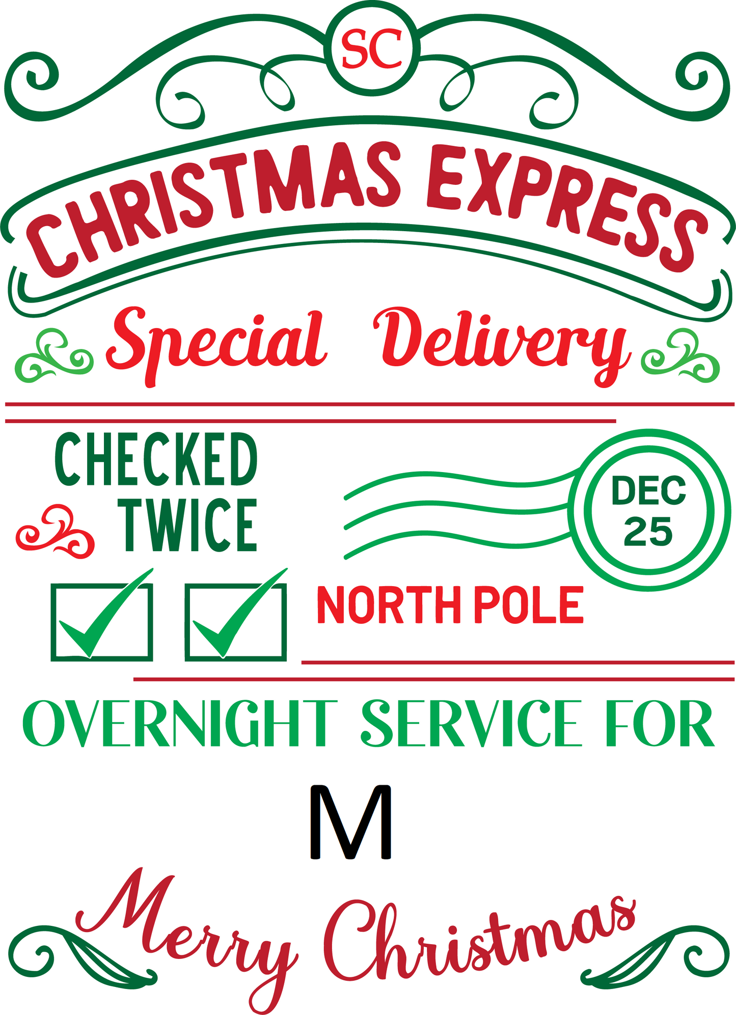 Santa Sack - Personalized