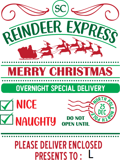 Santa Sack - Personalized