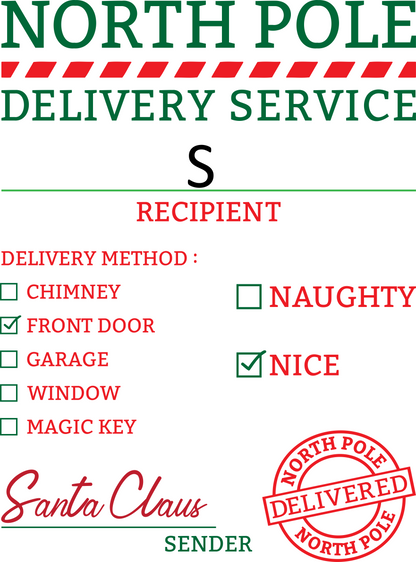 Santa Sack - Personalized