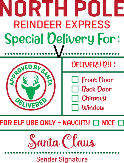 Santa Sack - Personalized